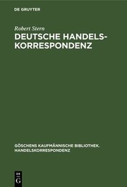 Cover of: Deutsche Handelskorrespondenz