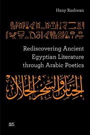 Cover of: Rediscovering Ancient Egyptian Literature Through Arabic Poetics