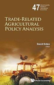 Cover of: Trade-Related Agricultural Policy Analysis