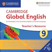 Cover of: Cambridge Global English Stage 9 Cambridge Elevate Teacher's Resource Access Card: For Cambridge Lower Secondary English As a Second Language