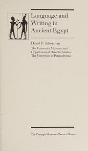 Cover of: Language and writing in ancient Egypt