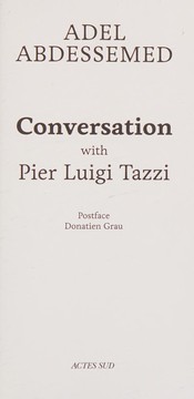 Cover of: Conversation with Pier Luigi Tazzi