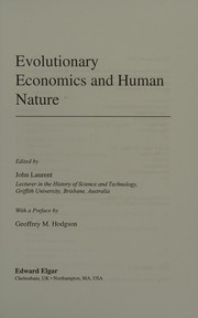 Cover of: Evolutionary economics and human nature