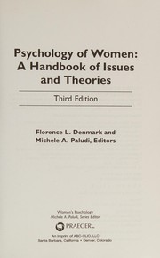 Cover of: Psychology of Women: a Handbook of Issues and Theories, 3rd Edition