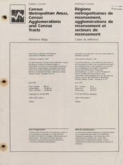 Cover of: Census metropolitan areas, census agglomerations, and census tracts: Reference maps : 96 census : [Canada]