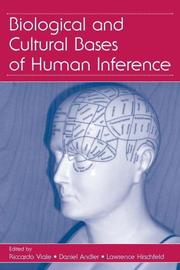 Cover of: Biological and cultural bases of human inference