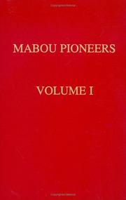 Cover of: Mabou pioneers by A. D. MacDonald