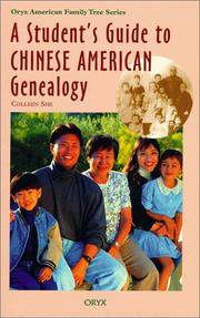 Cover of: A student's guide to Chinese American genealogy