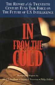 Cover of: In from the Cold: The Report of the Twentieth Century Fund Task Force on the Future of U.S. Intelligence (Twentieth Century Fund Books)