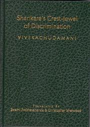 Cover of: Shankara's Crest-jewel of discrimination = by Sankaracarya., Sankaracarya.