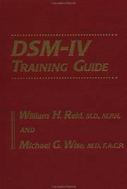 Cover of: DSM-IV training guide