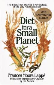 Diet for a small planet by Frances Moore Lappé