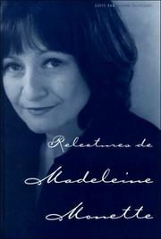 Cover of: Relectures de Madeleine Monette