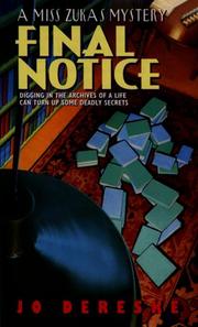 Cover of: Final Notice: A Miss Zukas Mystery  Bk  3 (Miss Zukas Mysteries)