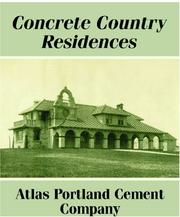 Cover of: Concrete Country Residences