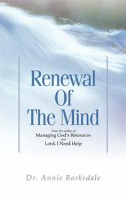 Cover of: Renewal of the Mind