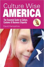 Cover of: Culture Wise America: The Essential Guide to Culture, Customs & Business Etiquette