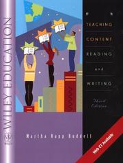 Cover of: Teaching content reading and writing by Martha Rapp Ruddell, Martha Rapp Ruddell