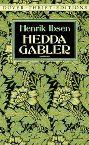 Cover of: Hedda Gabler