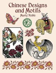 Cover of: Chinese Designs and Motifs