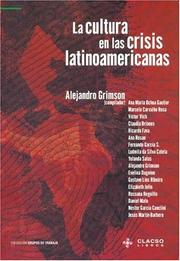 Cover of: La Cultura En Las Crisis Latinoamericanas