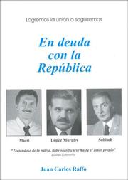 Cover of: En Deuda Con La Republica