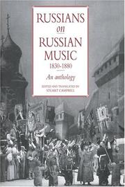 Cover of: Russians on Russian Music, 18301880: An Anthology