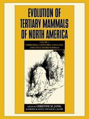 Cover of: Evolution of Tertiary Mammals of North America