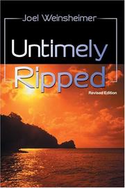 Cover of: Untimely Ripped: Revised Edition