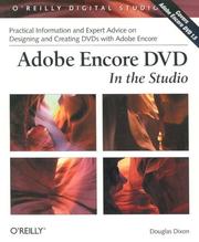 Adobe Encore DVD by Douglas Dixon