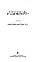 Cover of: Youth culture in late modernity