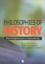 Cover of: Philosophies of history: from enlightenment to post-modernity