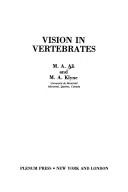 Cover of: Vision in vertebrates