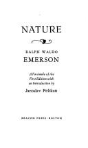 Nature by Ralph Waldo Emerson