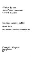 Cover of: Cinéma, service public: Créteil 68-76