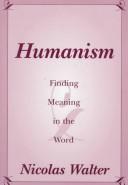 Cover of: Humanism by Nicolas Walter, Nicolas Walter