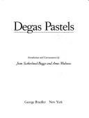 Cover of: Degas Pastels