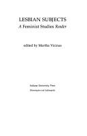 Cover of: Lesbian Subjects: A Feminist Studies Reader (American West in the Twentieth Century)