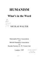 Cover of: Humanism by Nicolas Walter, Nicolas Walter