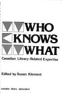 Who Knows What by Susan Klement