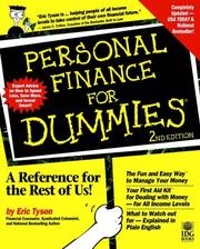 Cover of: Personal finance for dummies