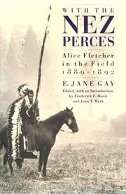 Cover of: With the Nez Perces: Alice Fletcher in the Field, 1889-92