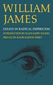 Essays in radical empiricism by William James