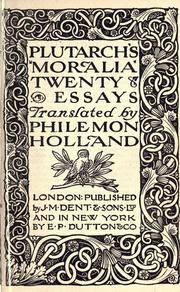 Moralia by Plutarch