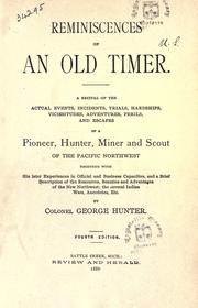 Reminiscences of an old timer by Hunter, George