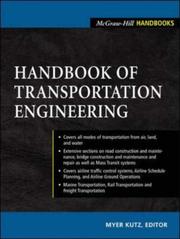 Cover of: Handbook of transportation engineering