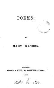 Cover of: Poems.