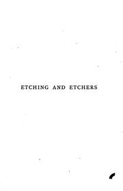 Cover of: Etching & etchers