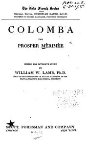 Cover of: Colomba by Prosper Mérimée, Prosper Mérimée