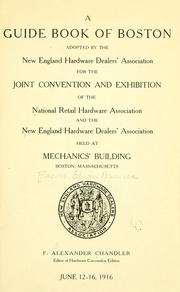 Cover of: A guide book of Boston